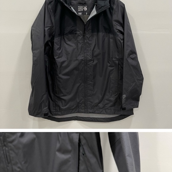 NWOT Mountain Hardwear Bridgehaven Jacket Black Hiking - Picture 2 of 2